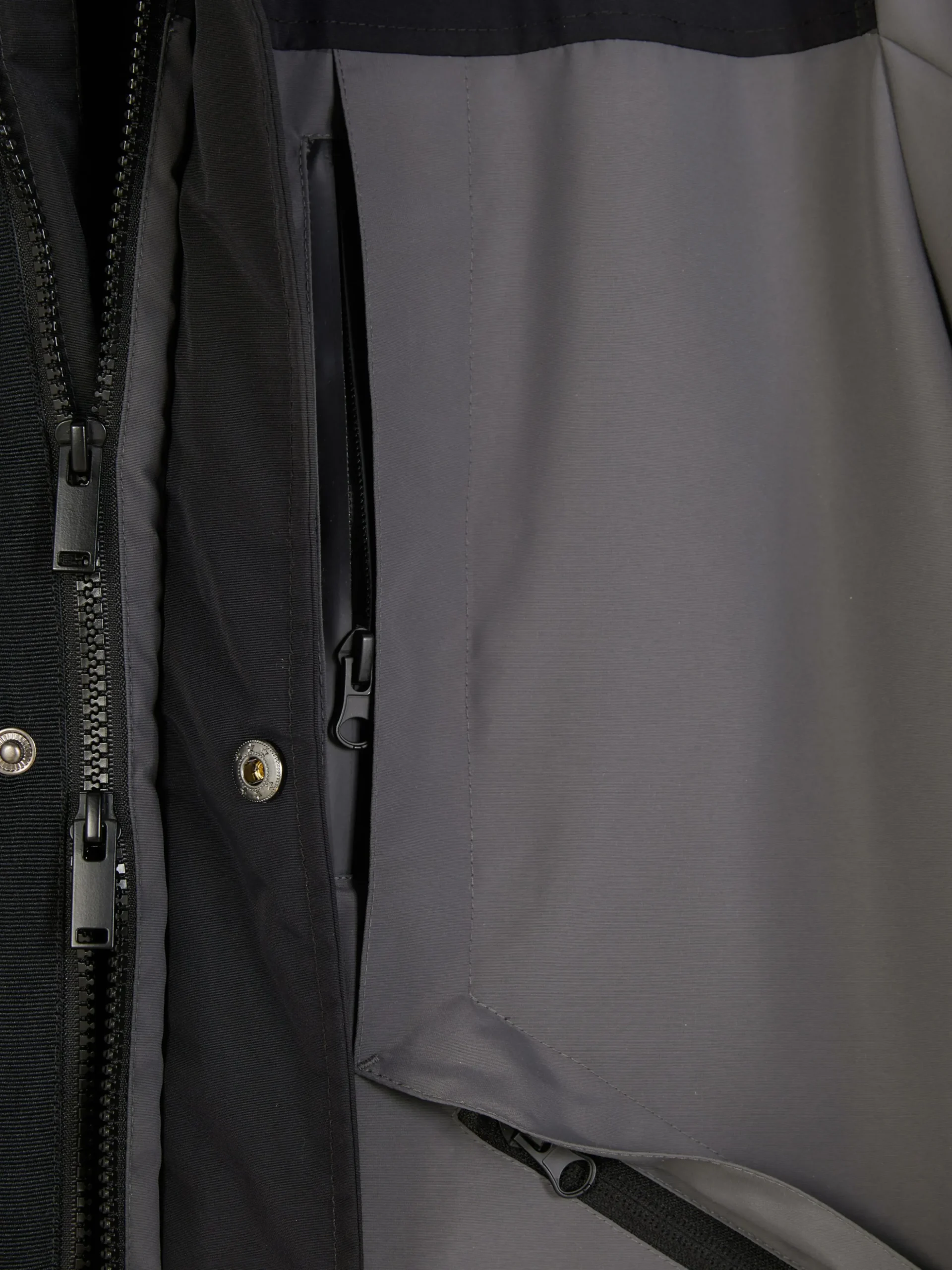 Short Color Block Coat