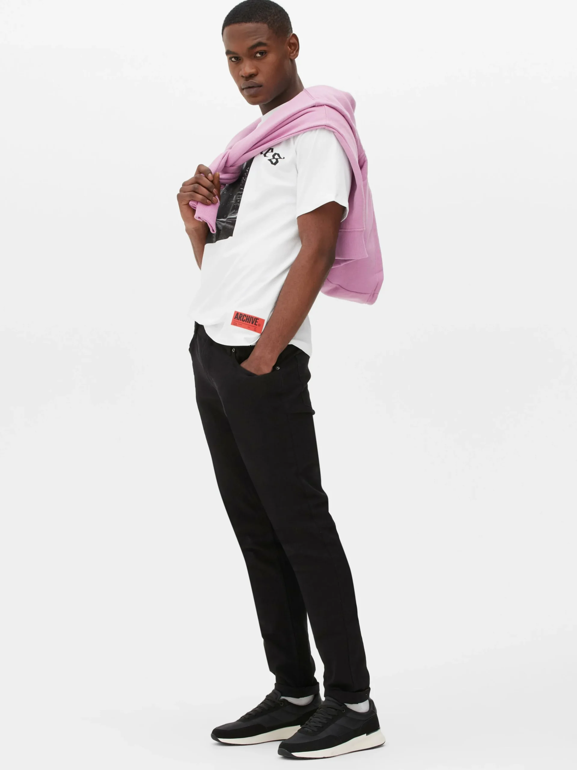 Skinny Twill Jeans