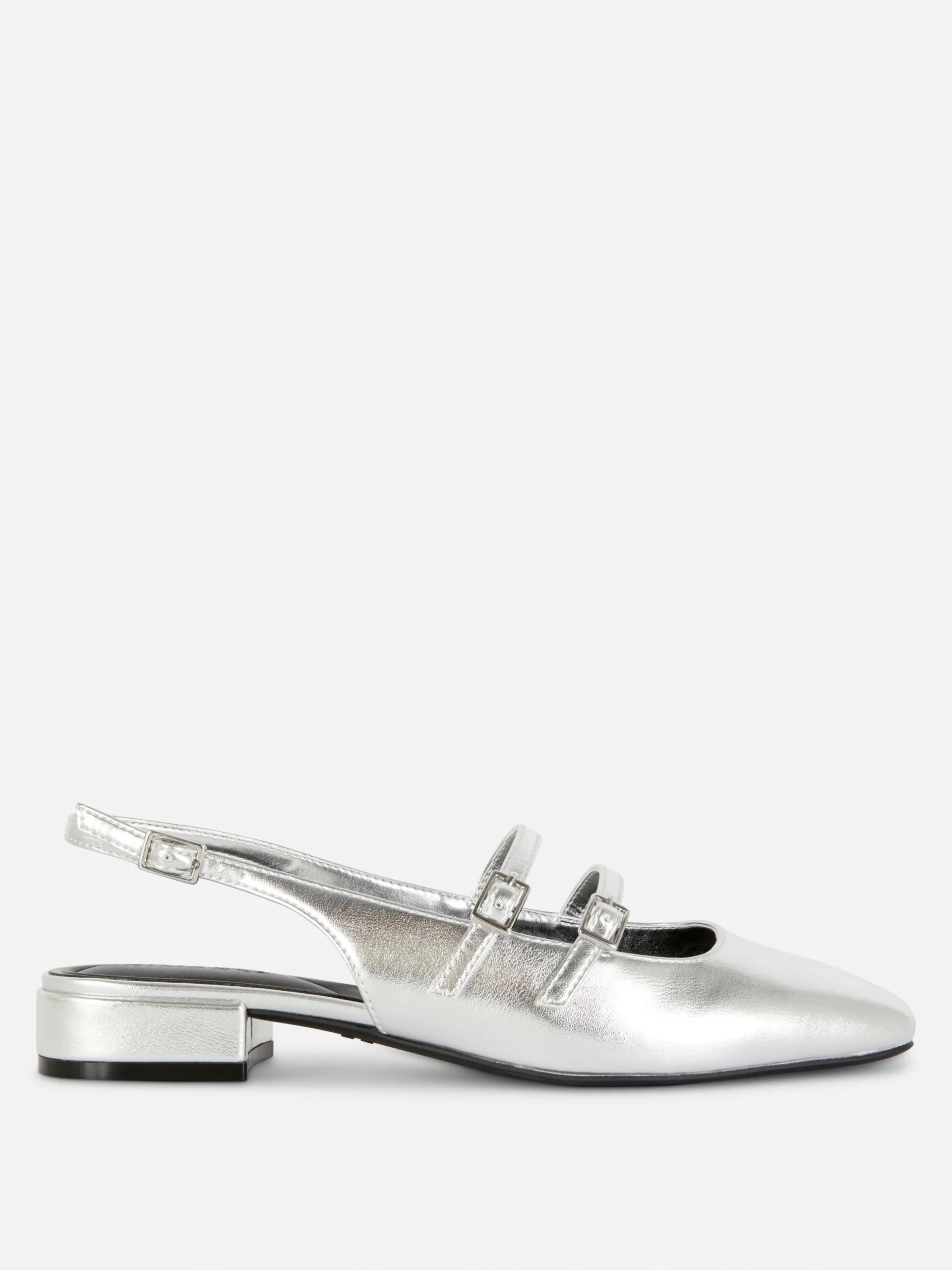 Slingback Double Strap Mary Janes