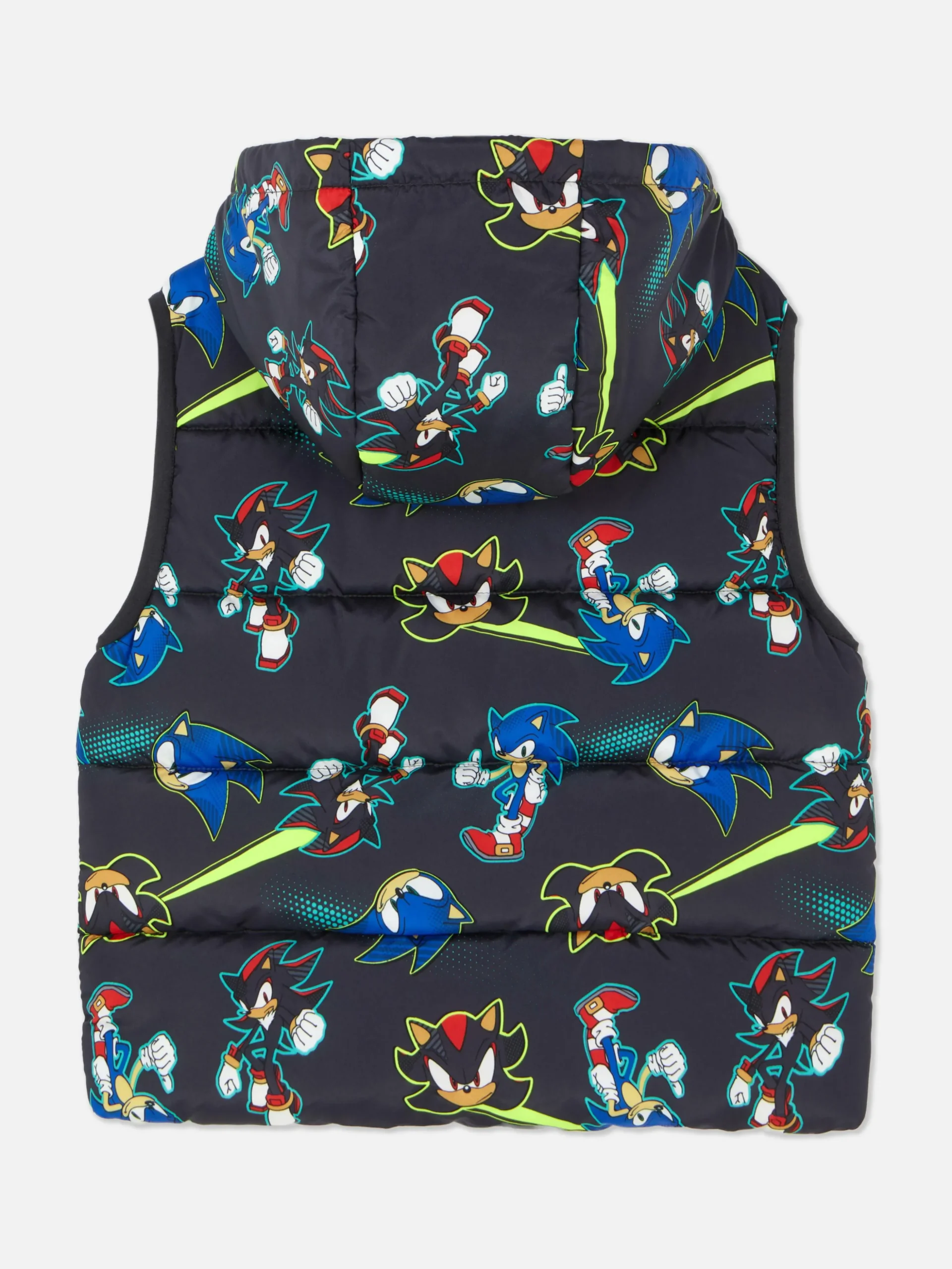 Sonic The Hedgehog Sonic And Shadow Puffer Vest