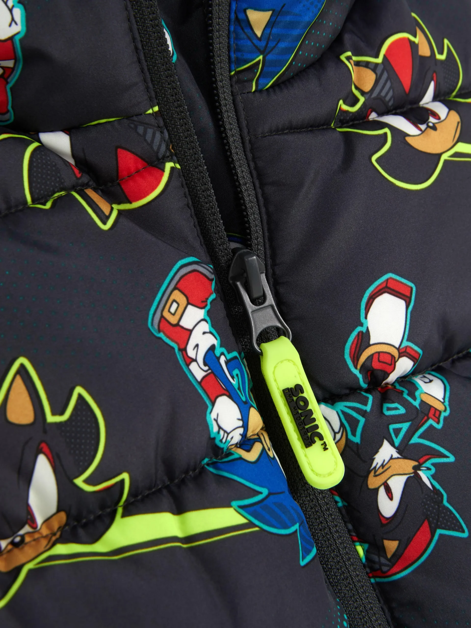 Sonic The Hedgehog Sonic And Shadow Puffer Vest