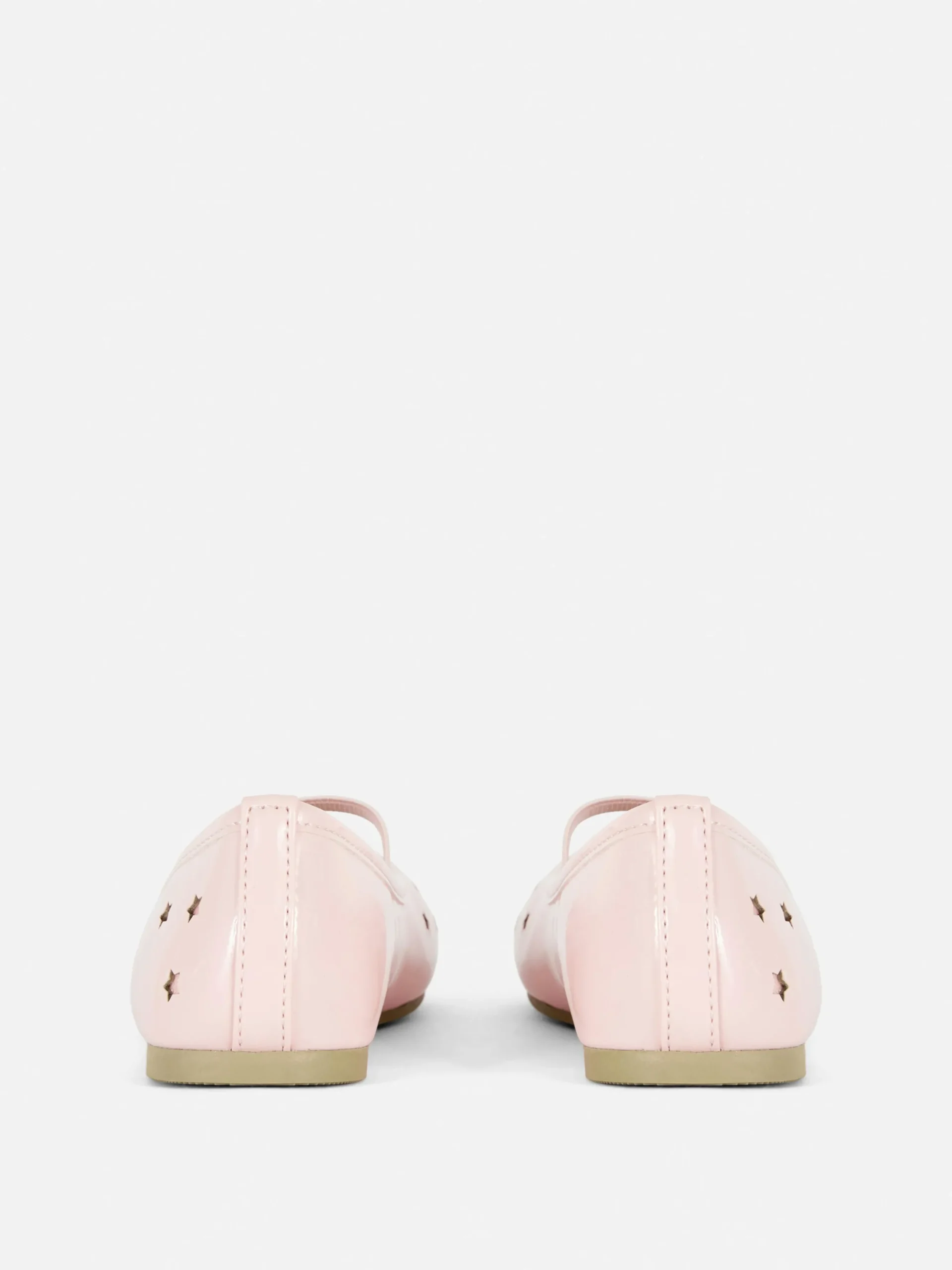 Star Laser Cut Ballet Pumps
