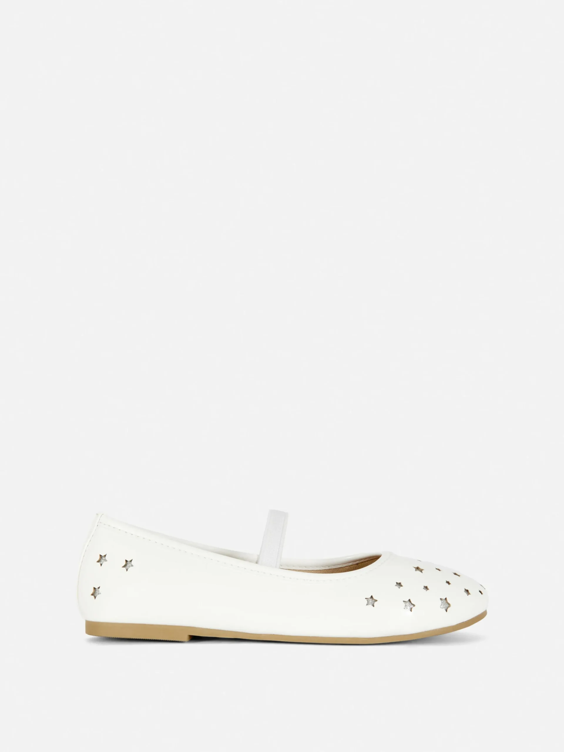Star Laser Cut Ballet Pumps