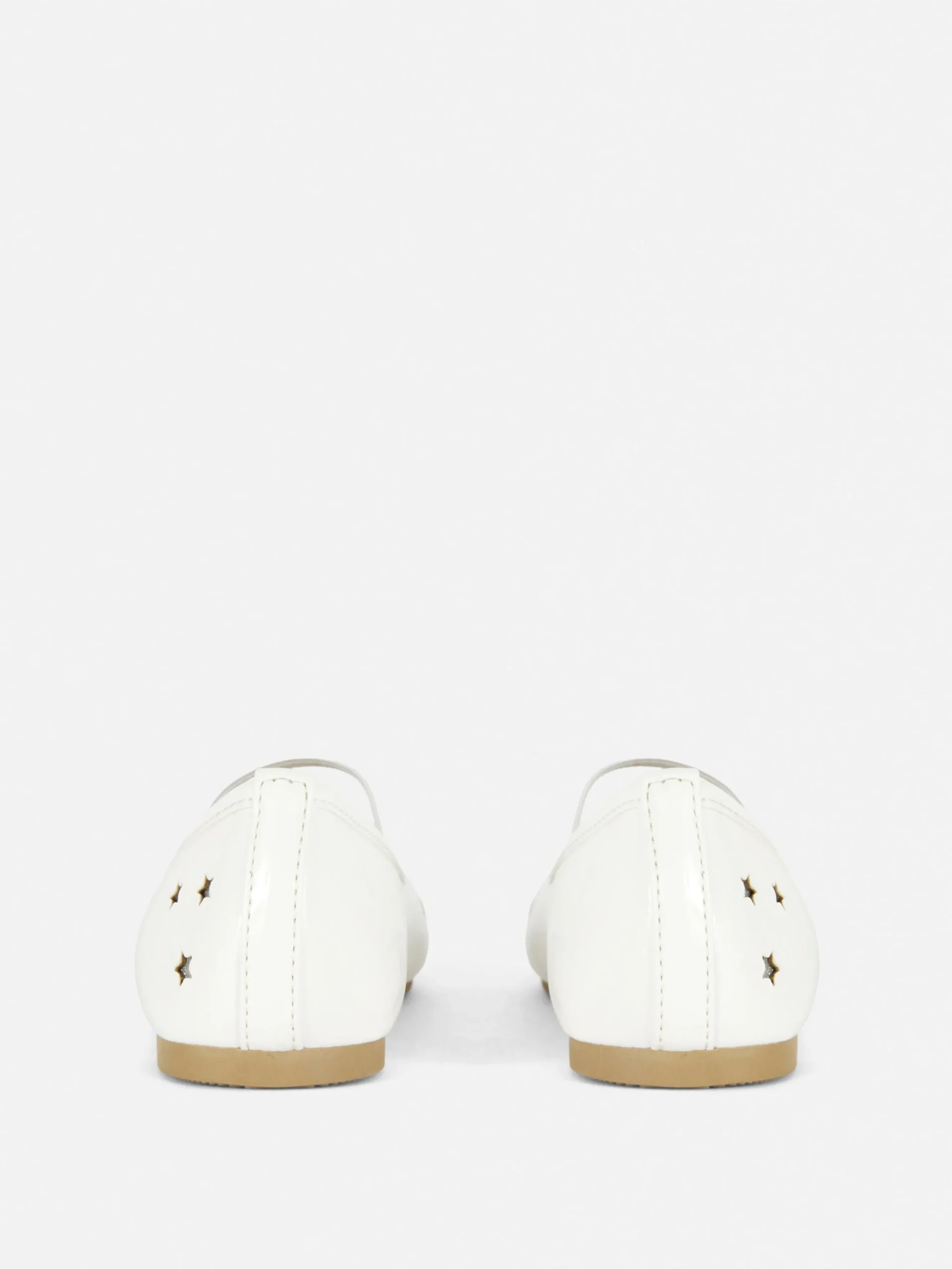 Star Laser Cut Ballet Pumps
