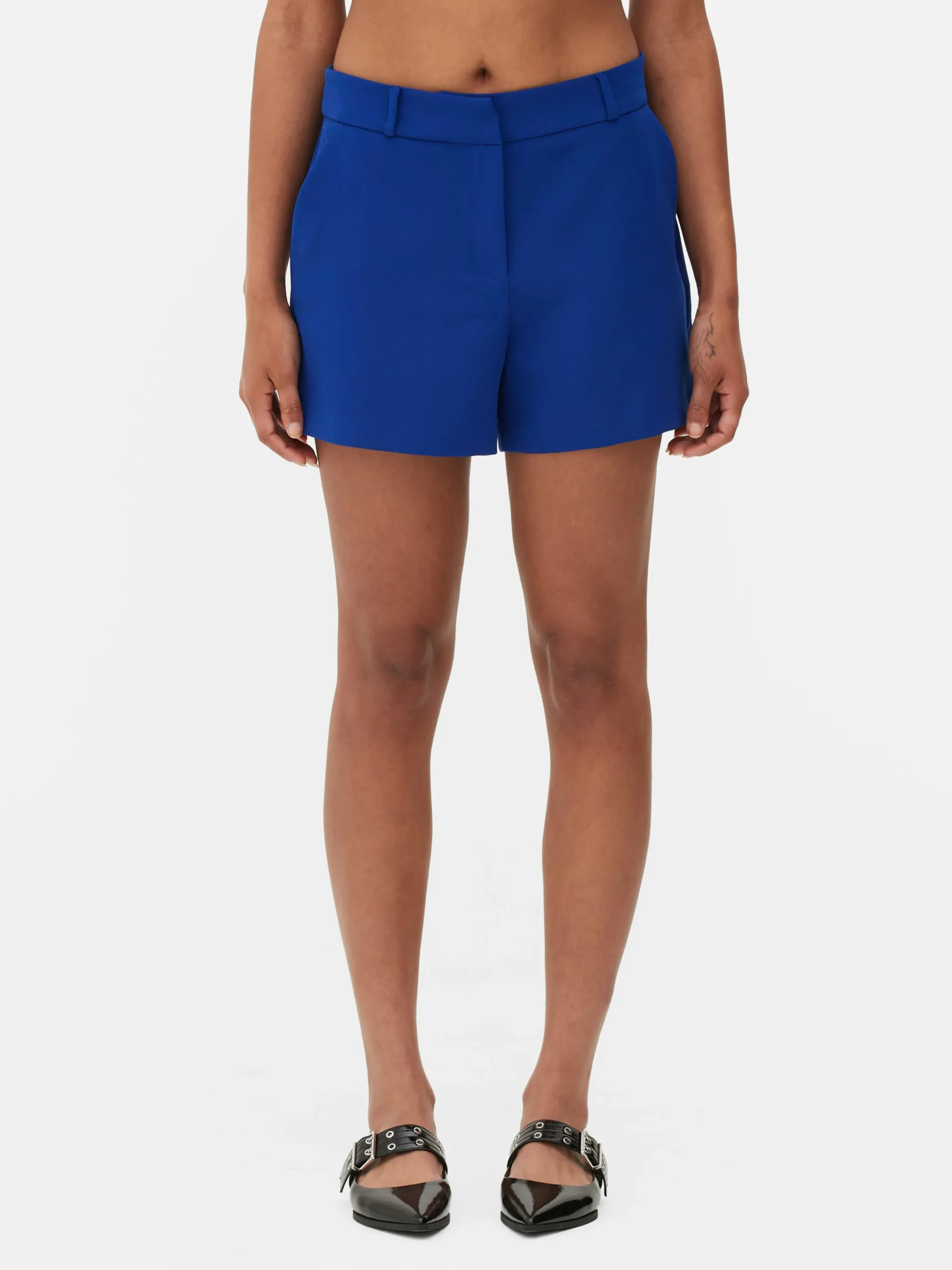 Straight Leg Tailored Shorts