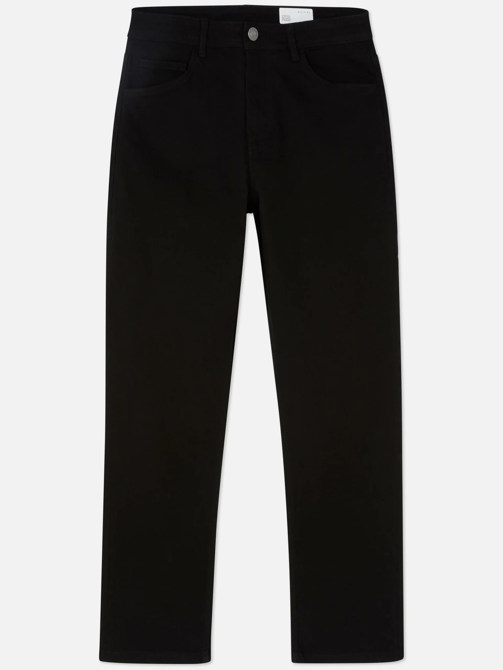 Straight Leg Twill Jeans