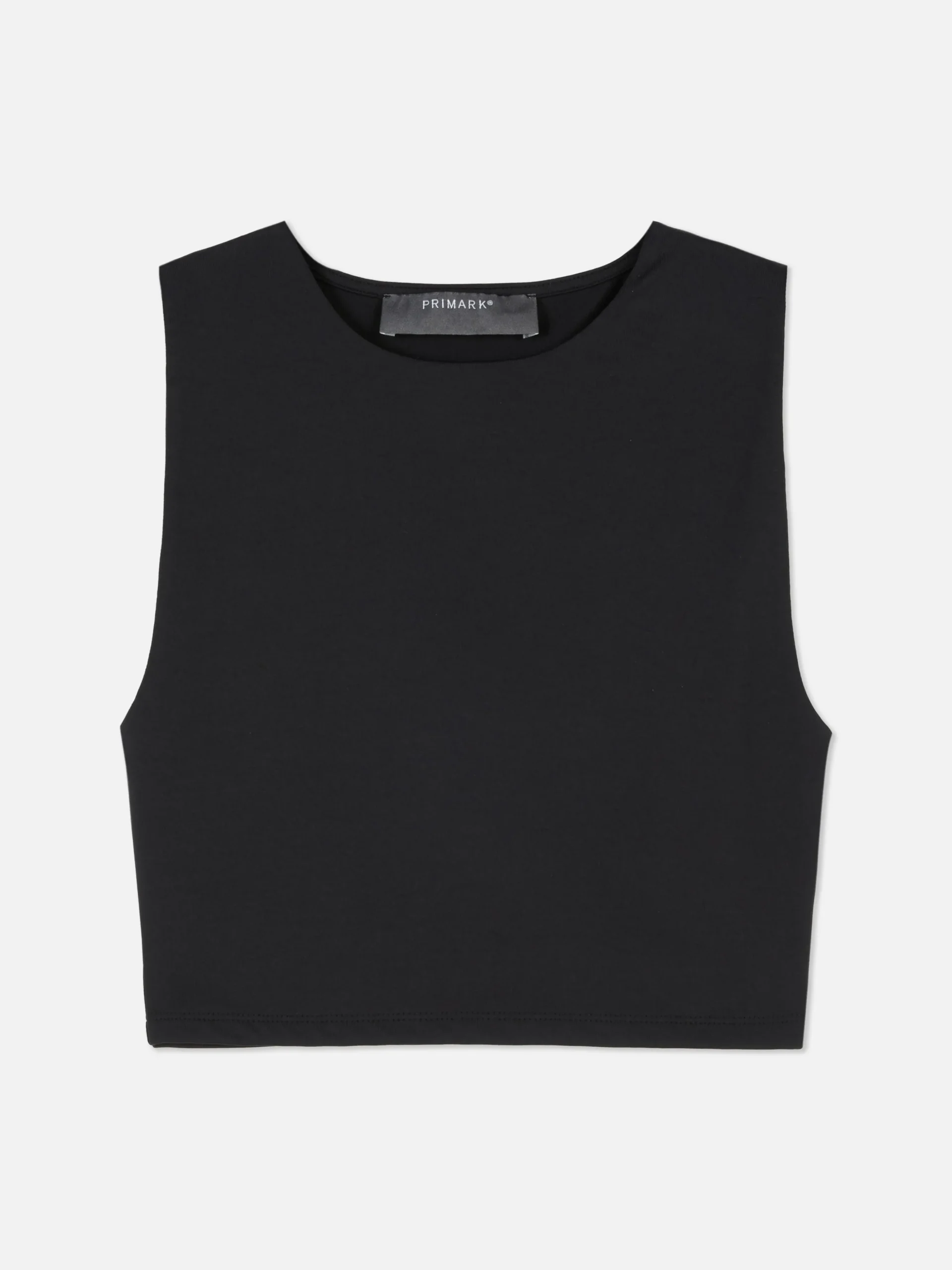 Stretch Cropped Racerback Tank