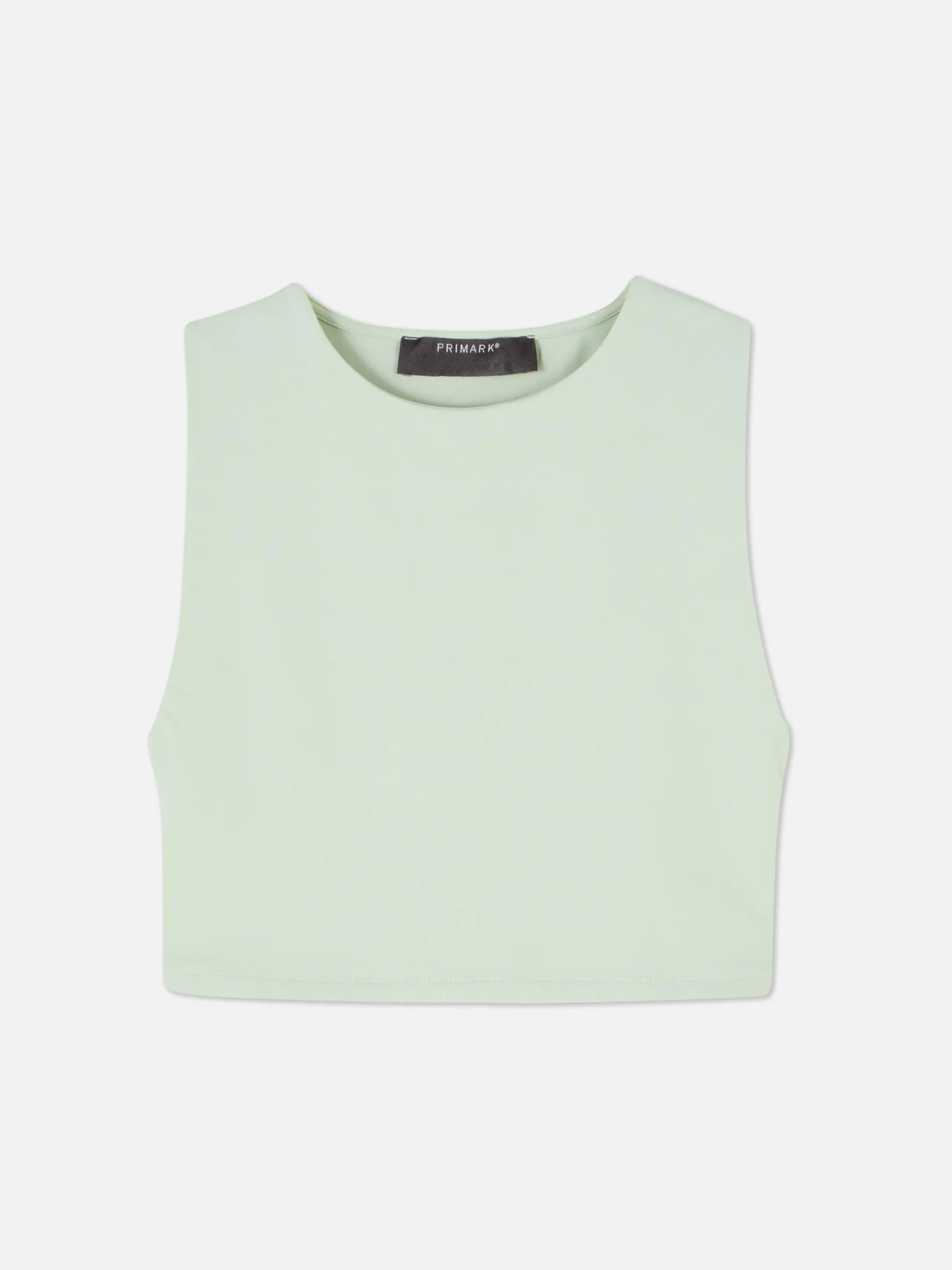 Stretch Cropped Racerback Tank