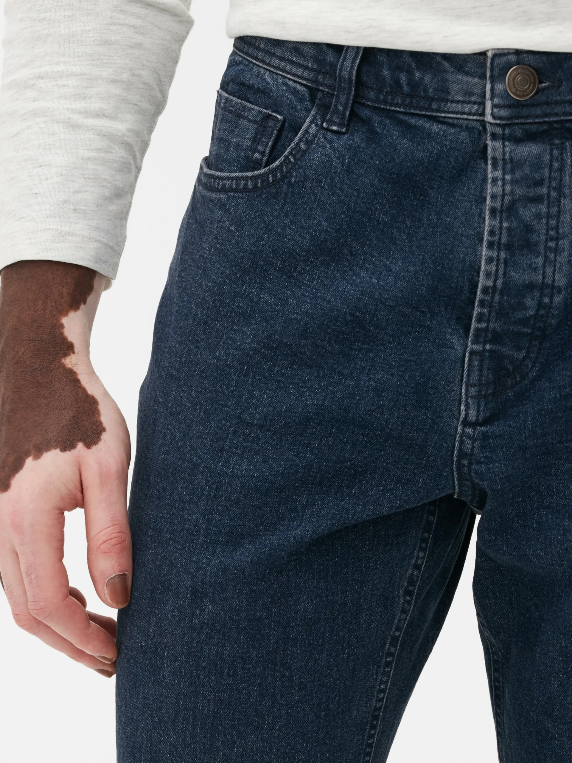 Stretch Straight Jeans