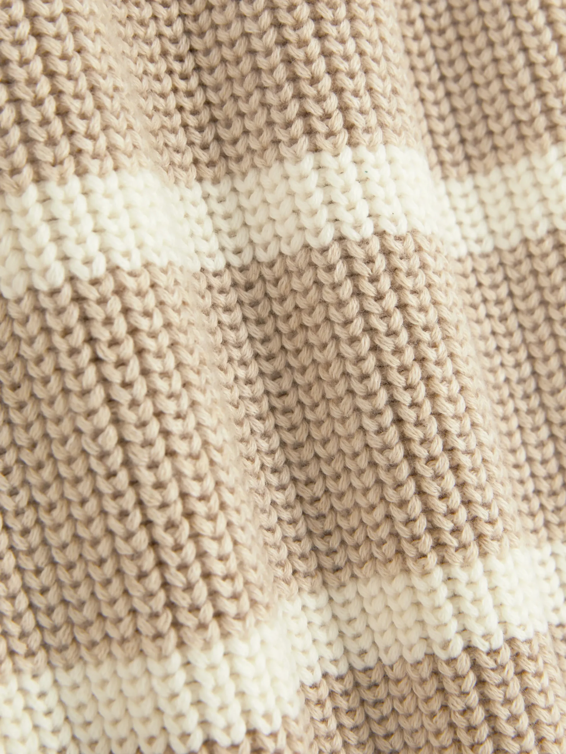 Striped Funnel Neck Sweater