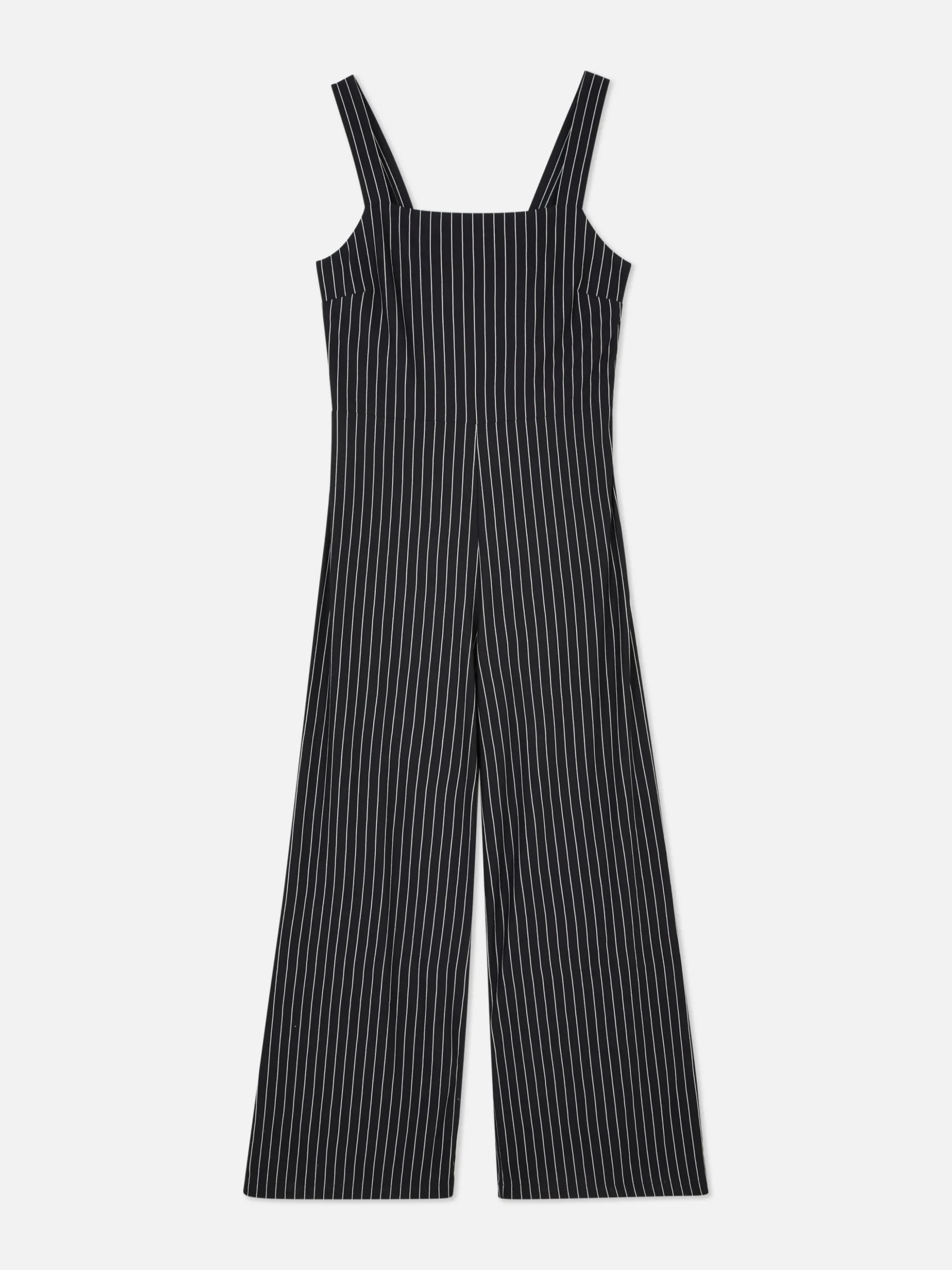 Striped Sleeveless Jumpsuit