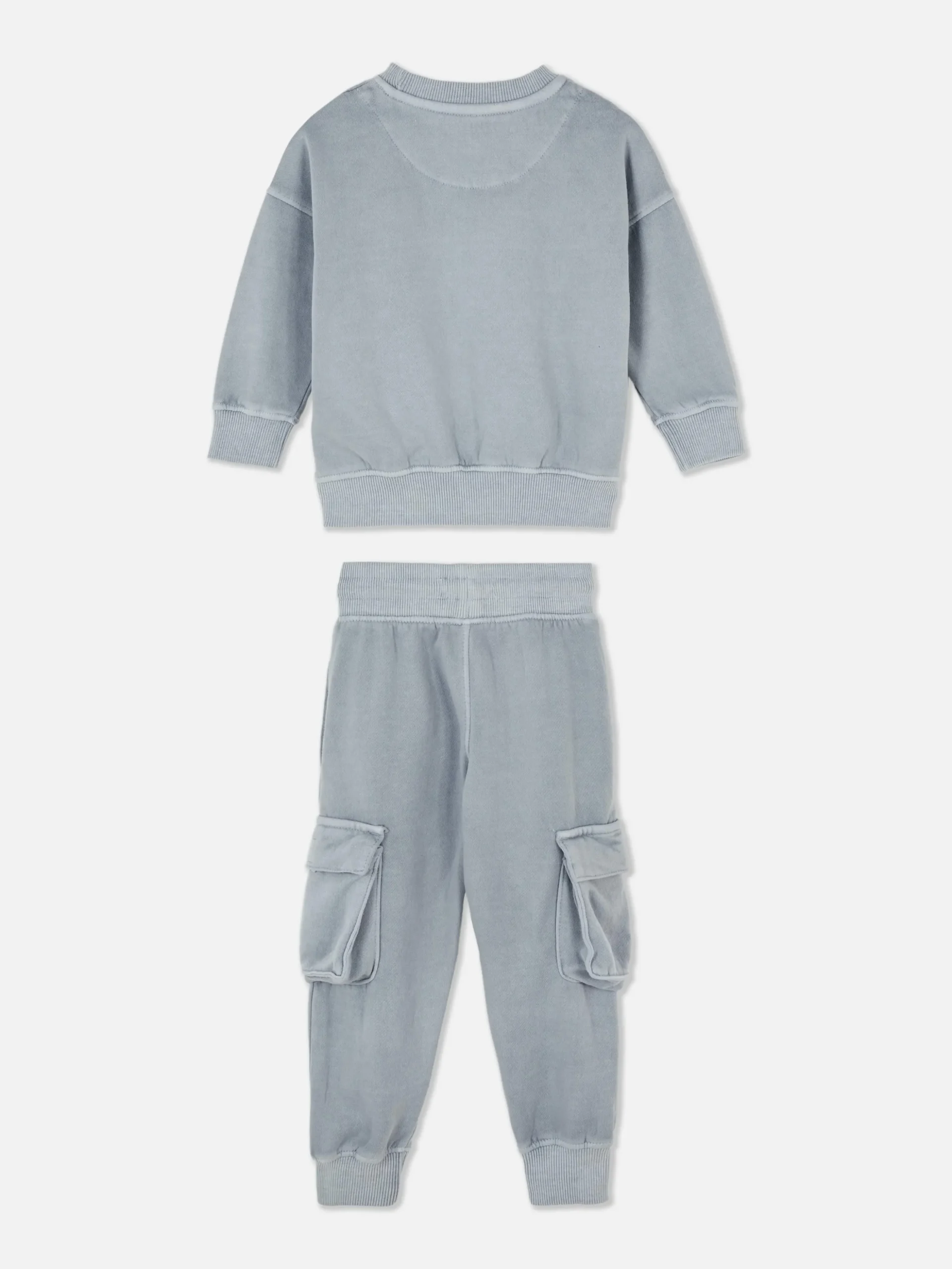 Sweatshirt And Cargo Joggers Set