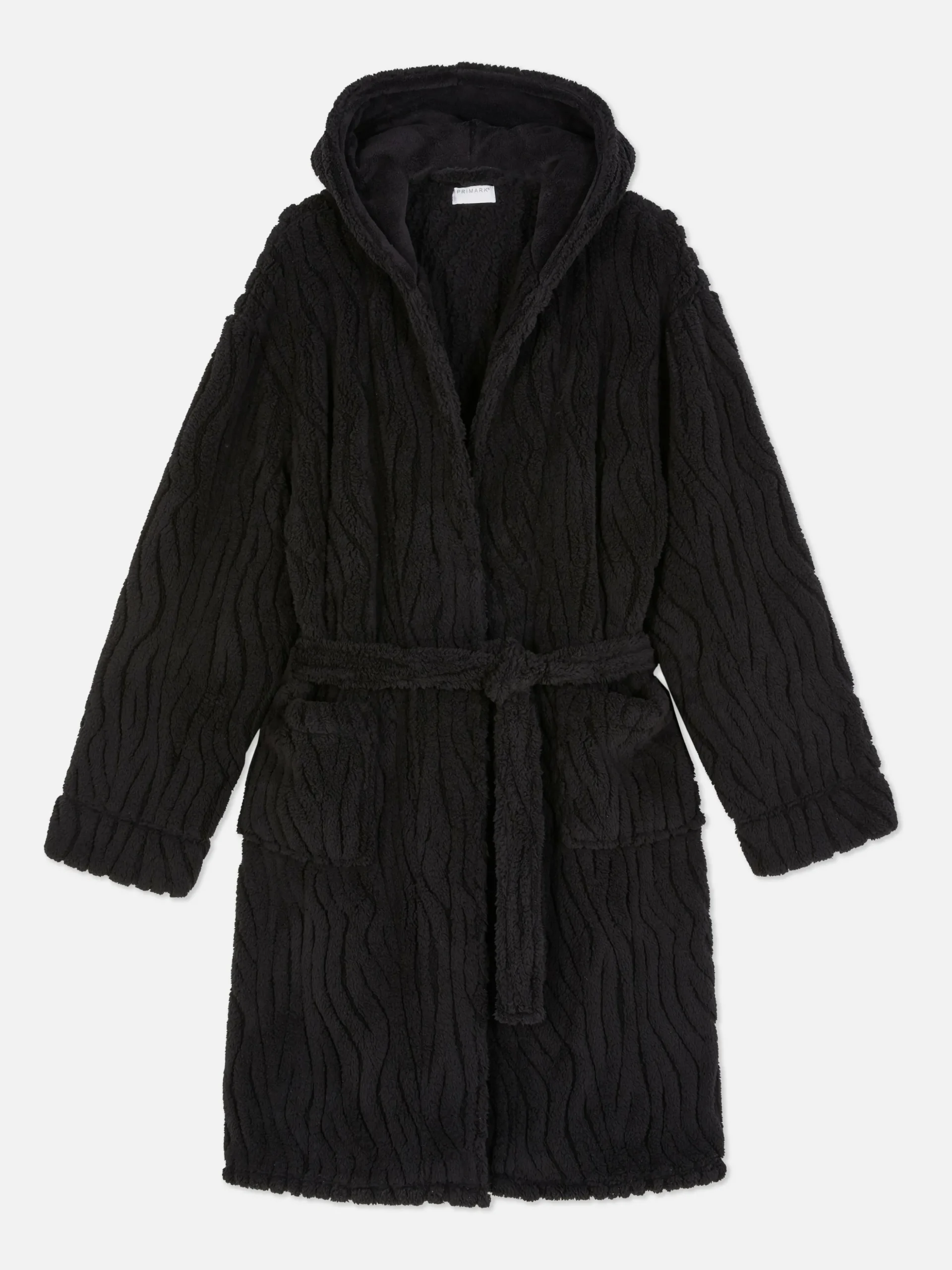 Textured Fleece Robe
