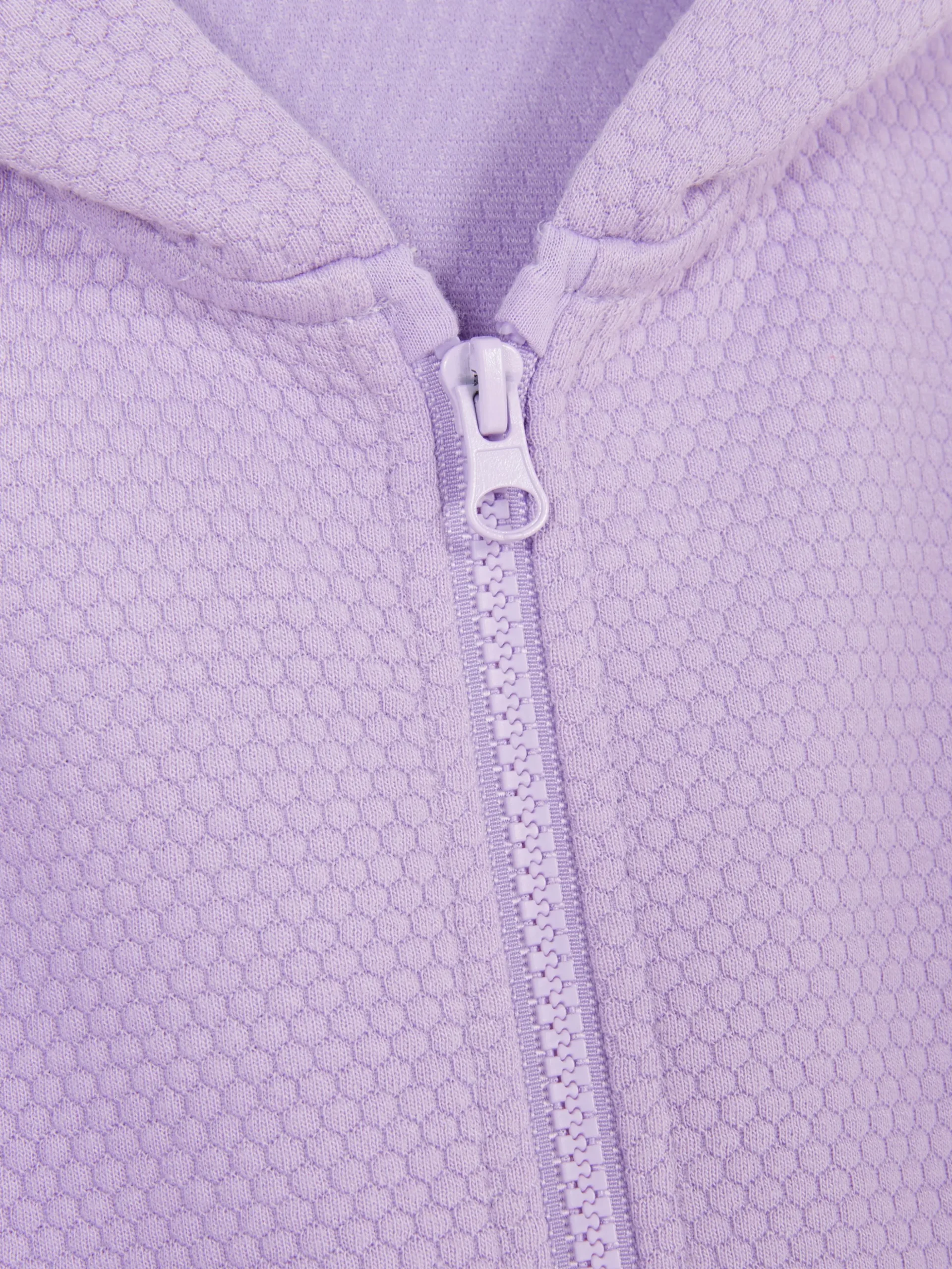 Textured Zip Hoodie