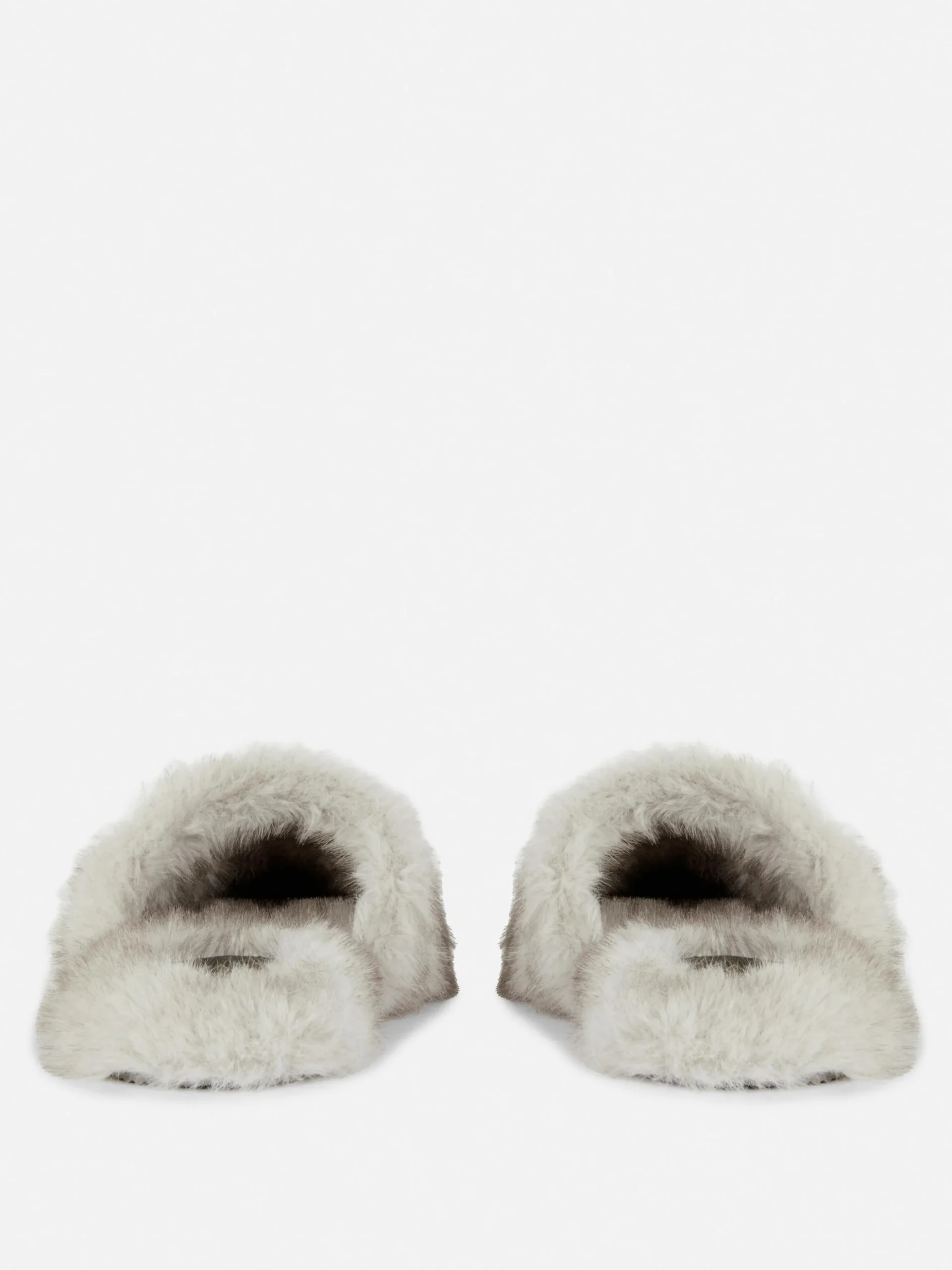 The Edit Fluffy Mule Slippers