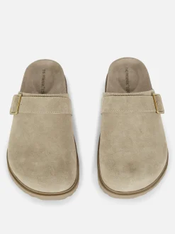 The Edit Suede Clogs