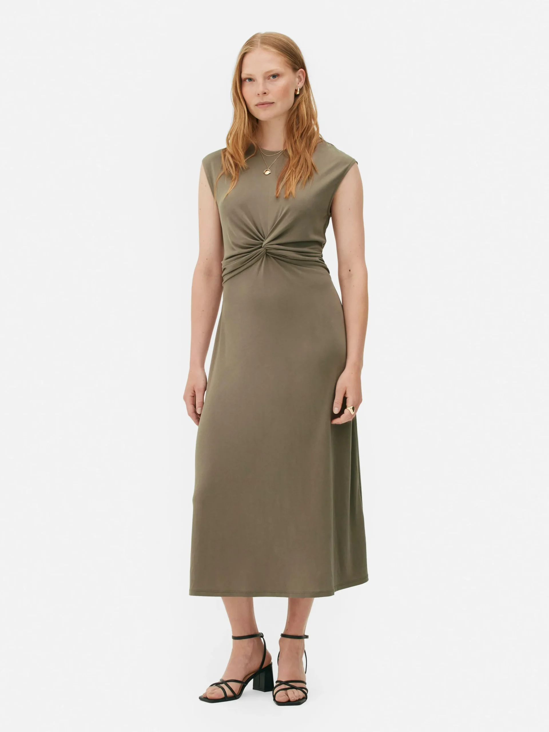 The Edit Twist Jersey Dress