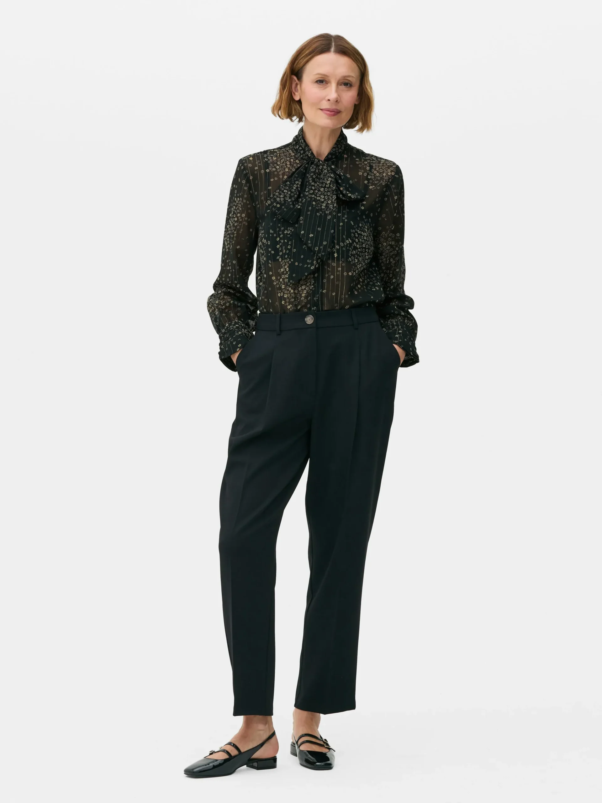 Tie Neck Blouse
