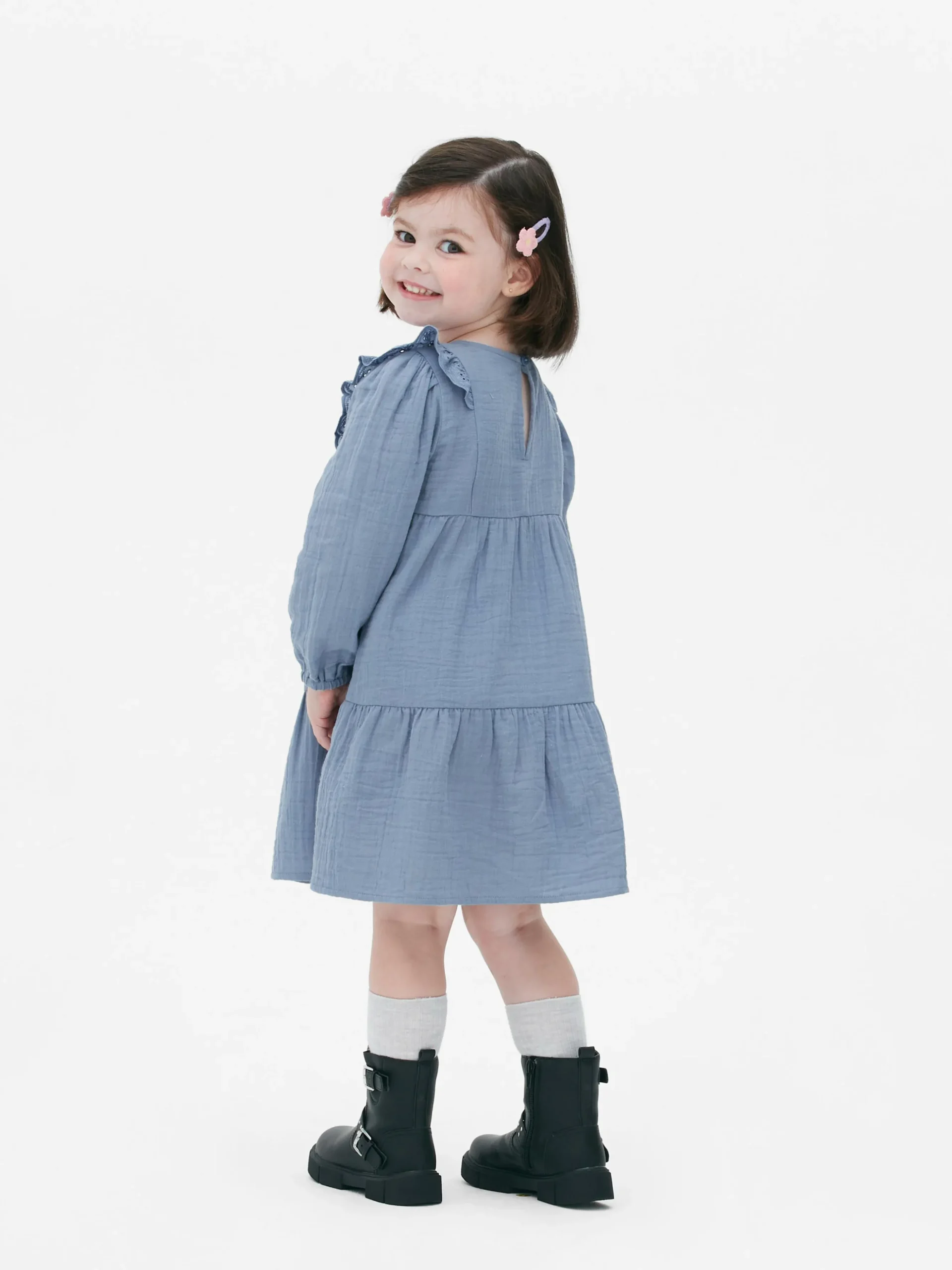 Tiered Eyelet Dress