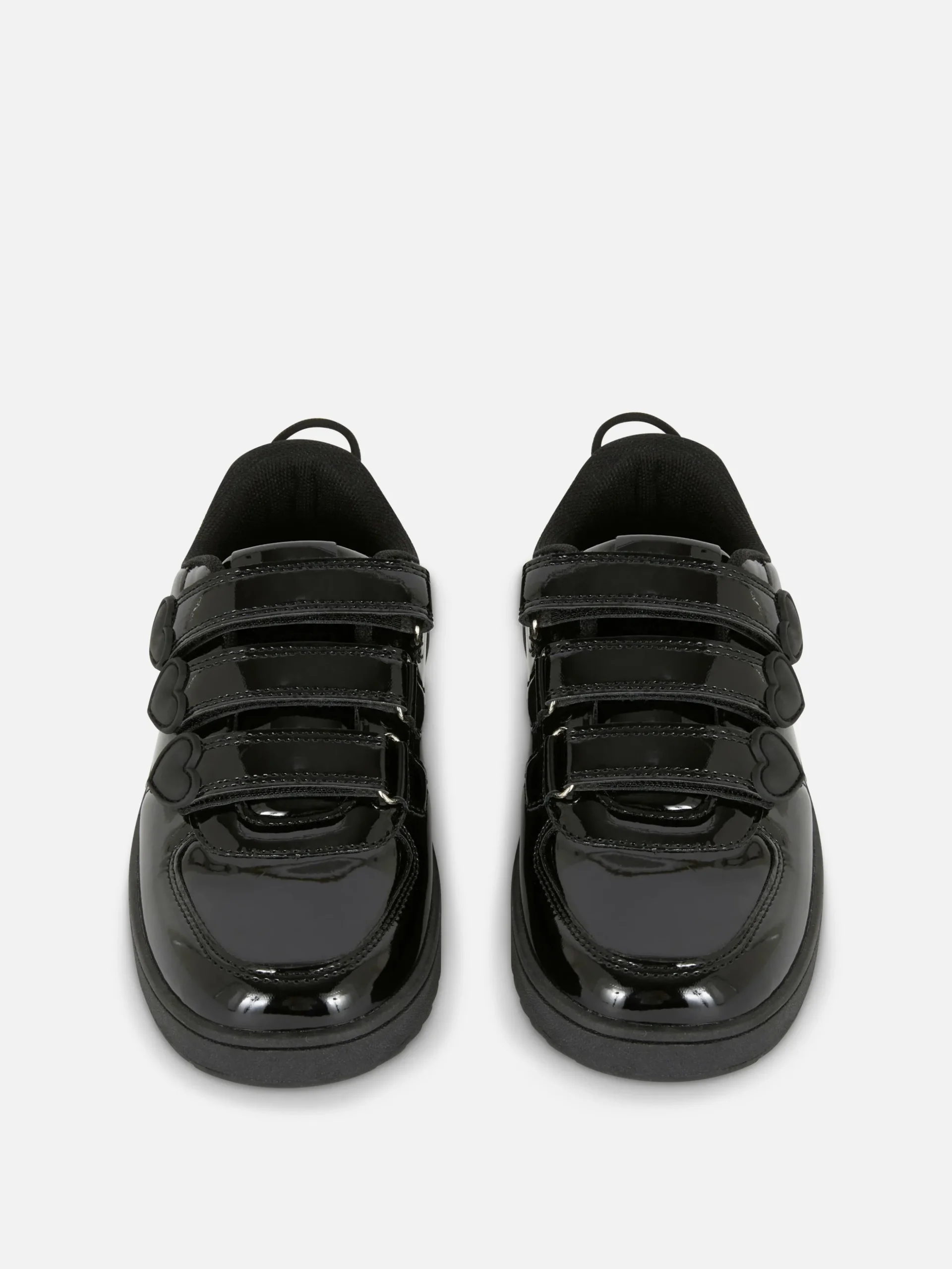 Triple Strap Patent School Sneakers