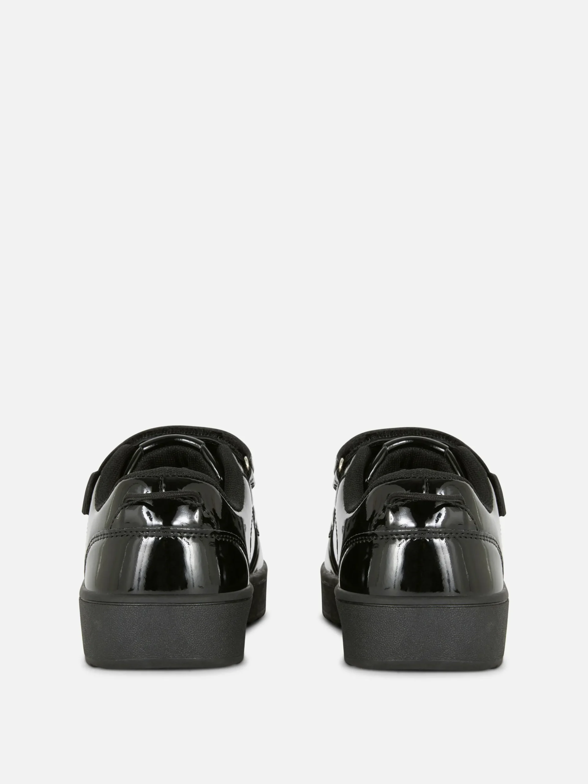 Triple Strap Patent School Sneakers