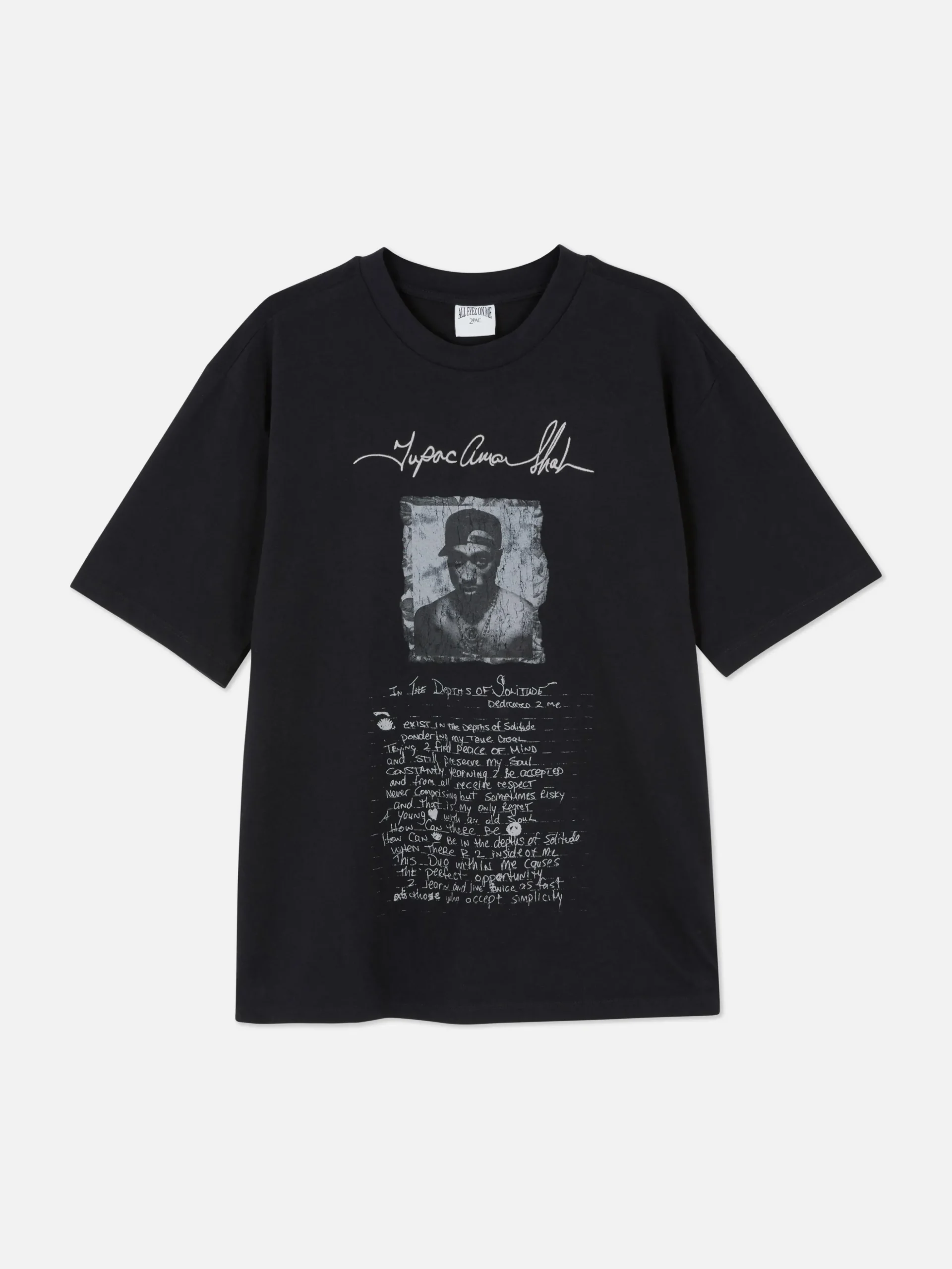 Tupac Script Graphic T-Shirt