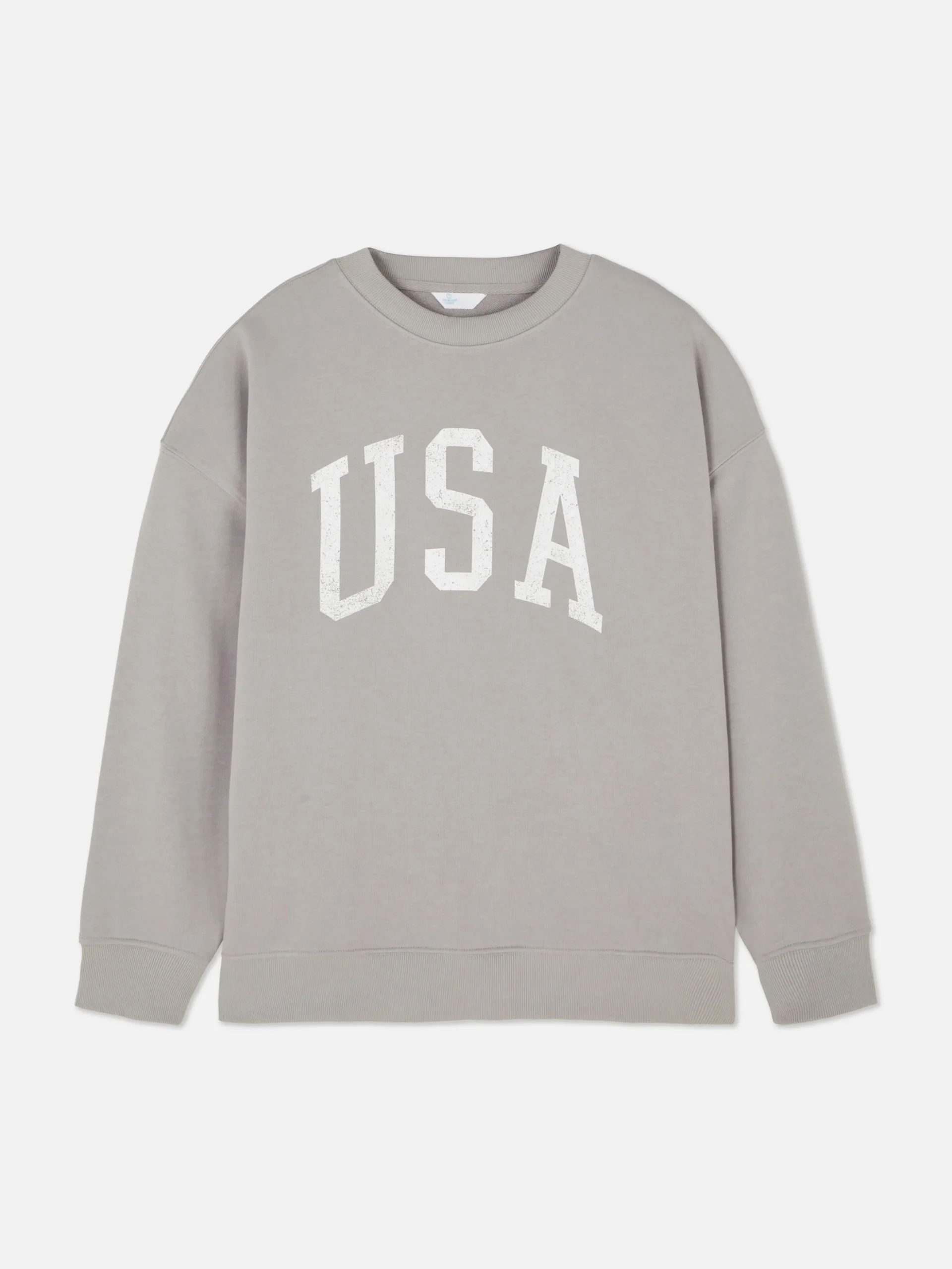 USA Print Oversized Sweatshirt