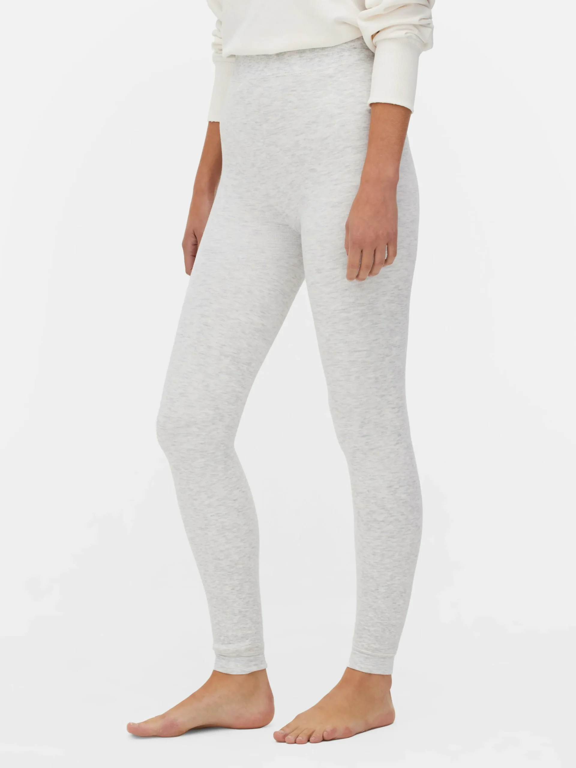 Velvet Plush Lined Heather Leggings