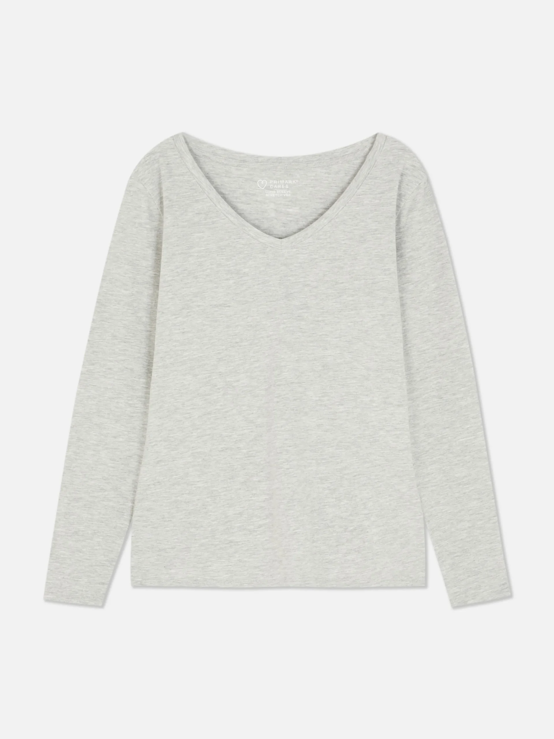 V-Neck Long Sleeve Top