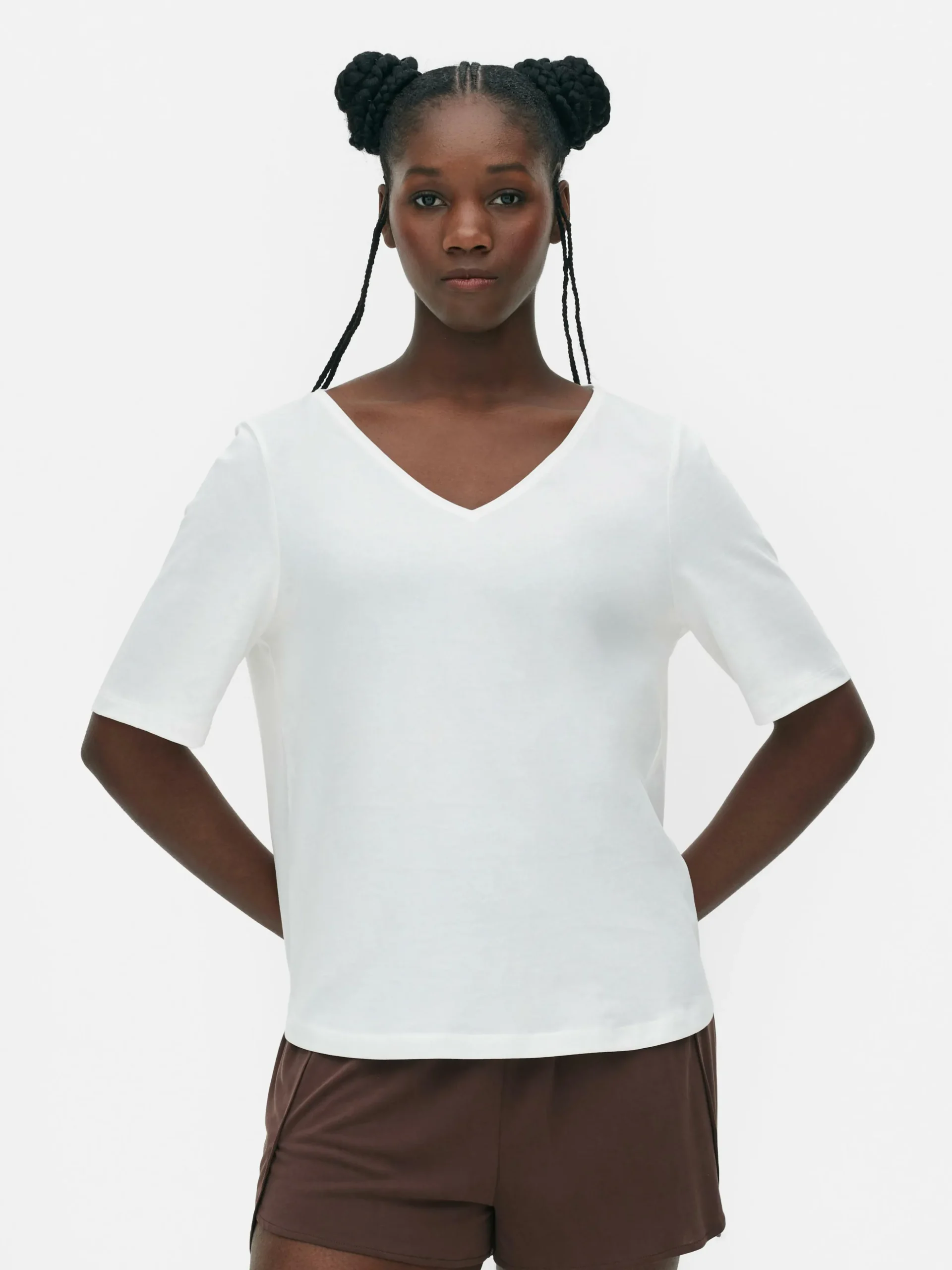 V-Neck Short Sleeve T-Shirt