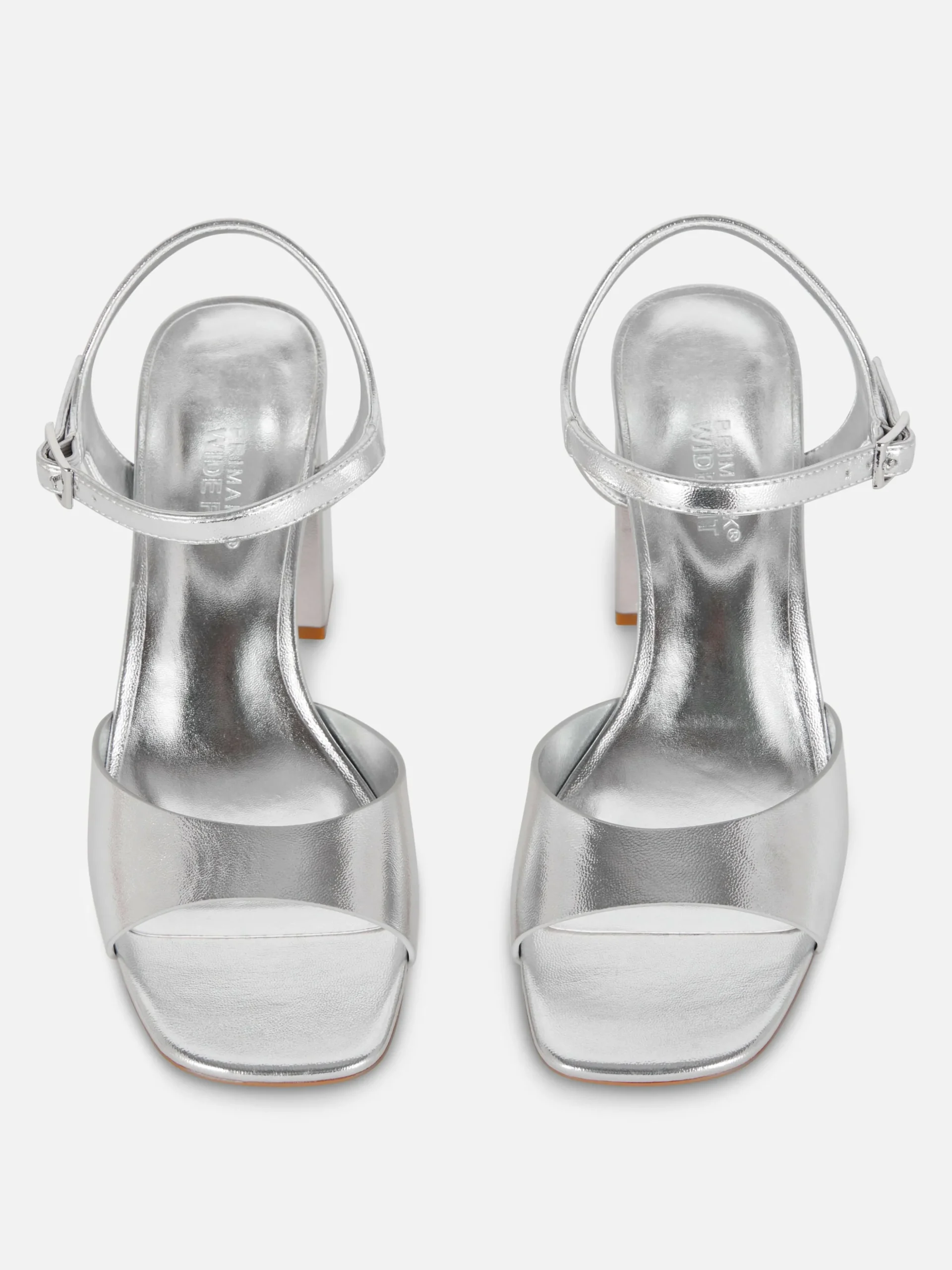 Wide Fit Curved Strap Block Heels
