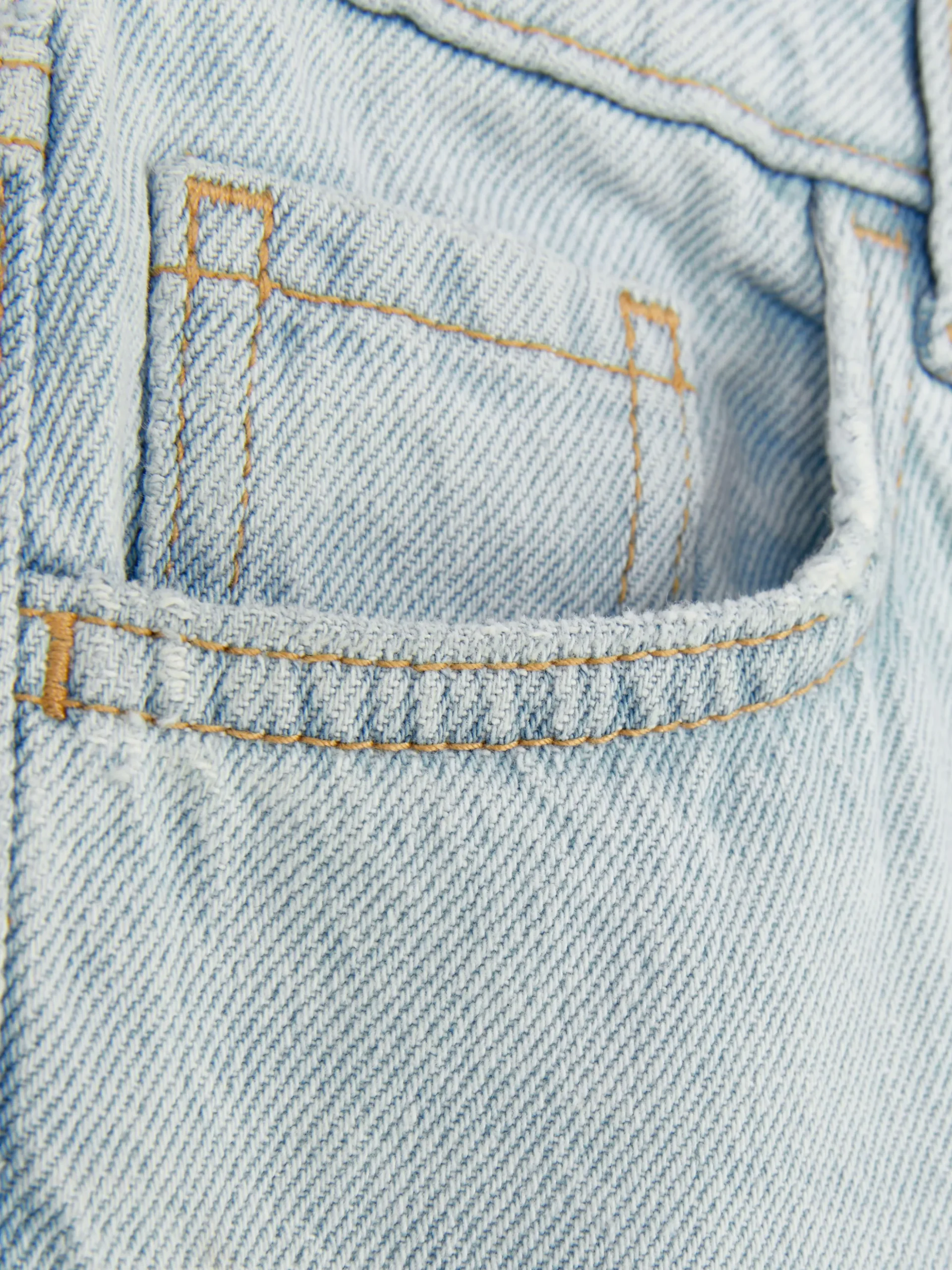 Wide Leg Slit Denim Jeans