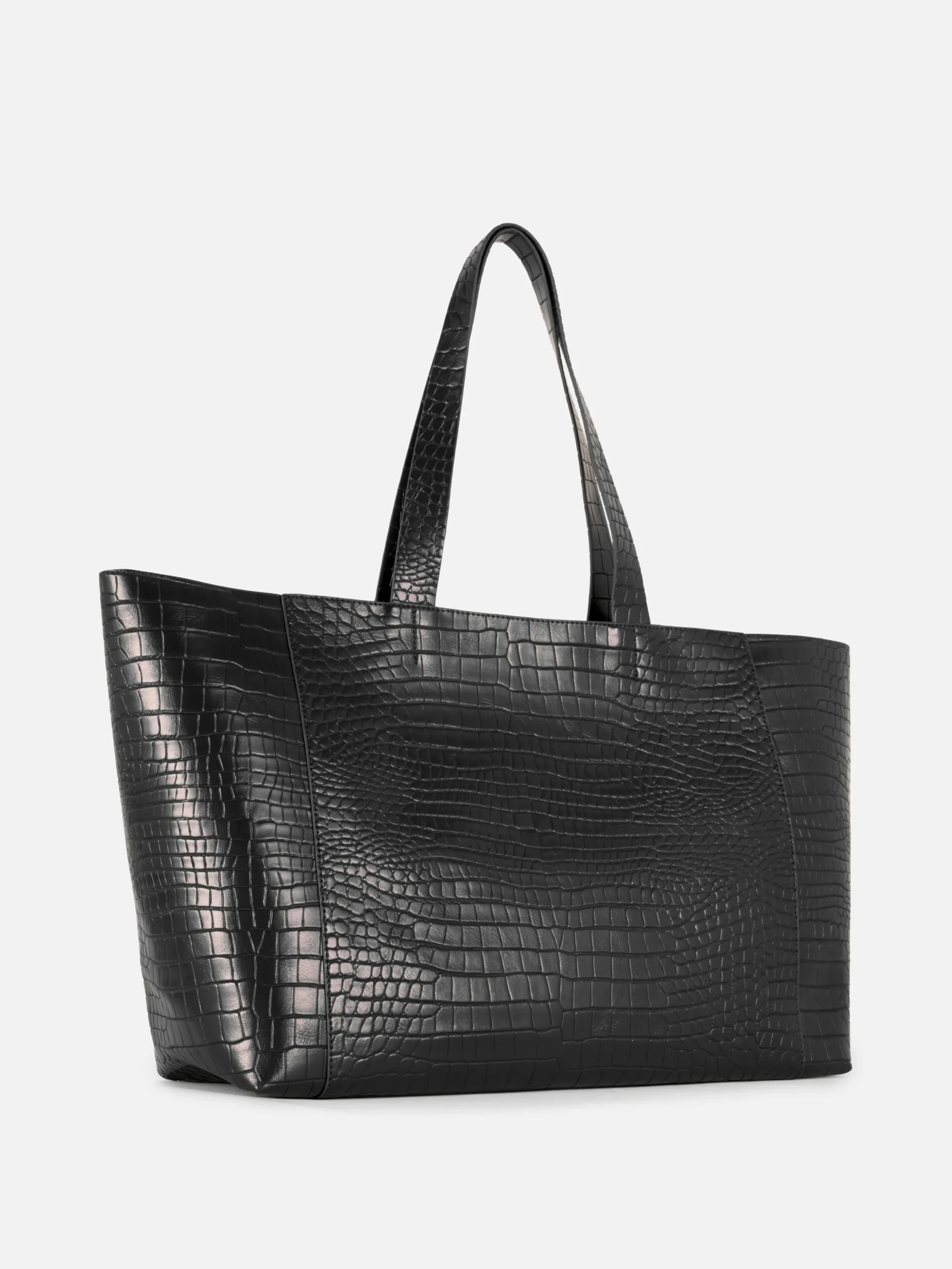 XL Mock Croc Shopper