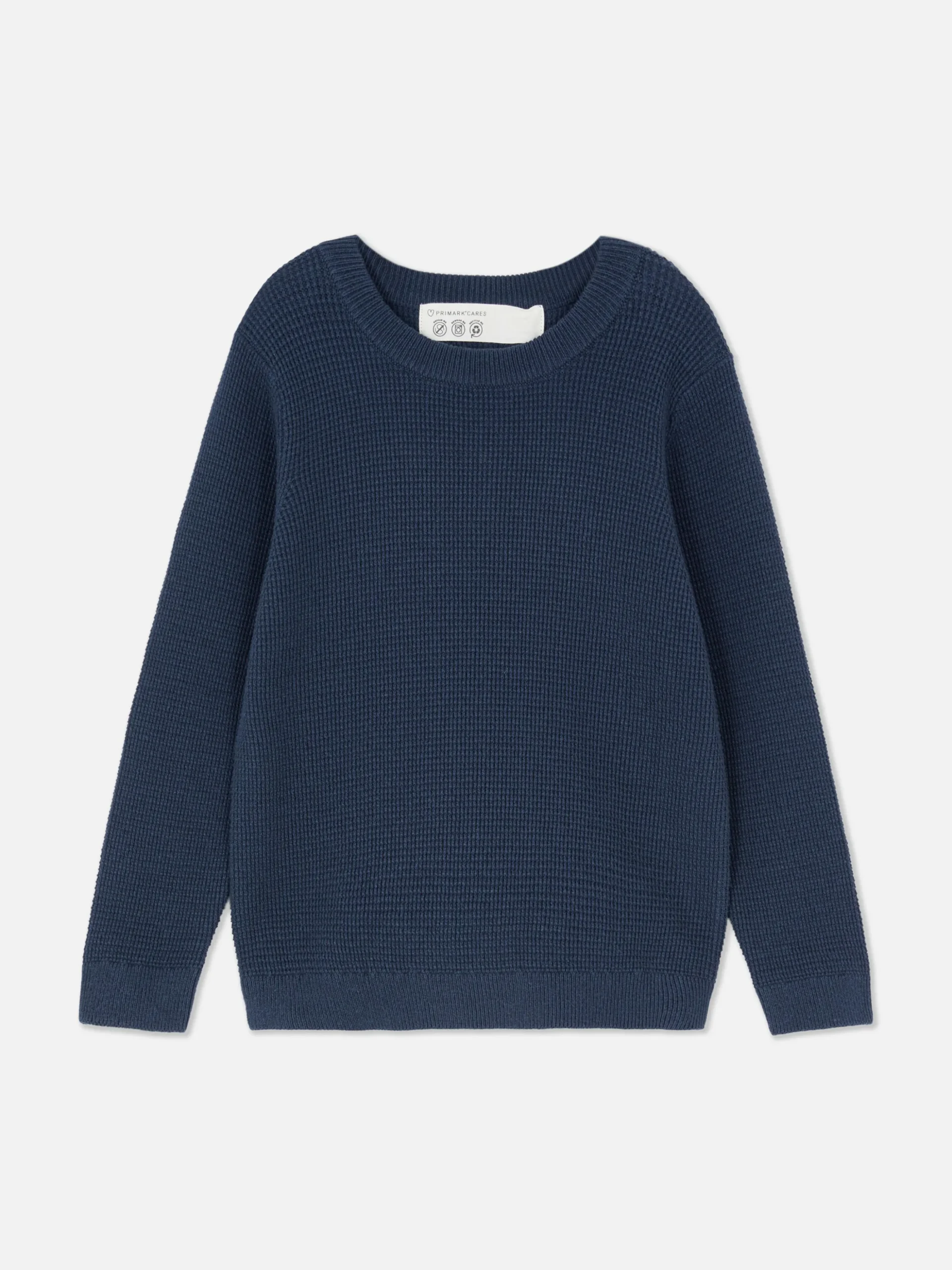 Younger Boy Waffle Knit Sweater