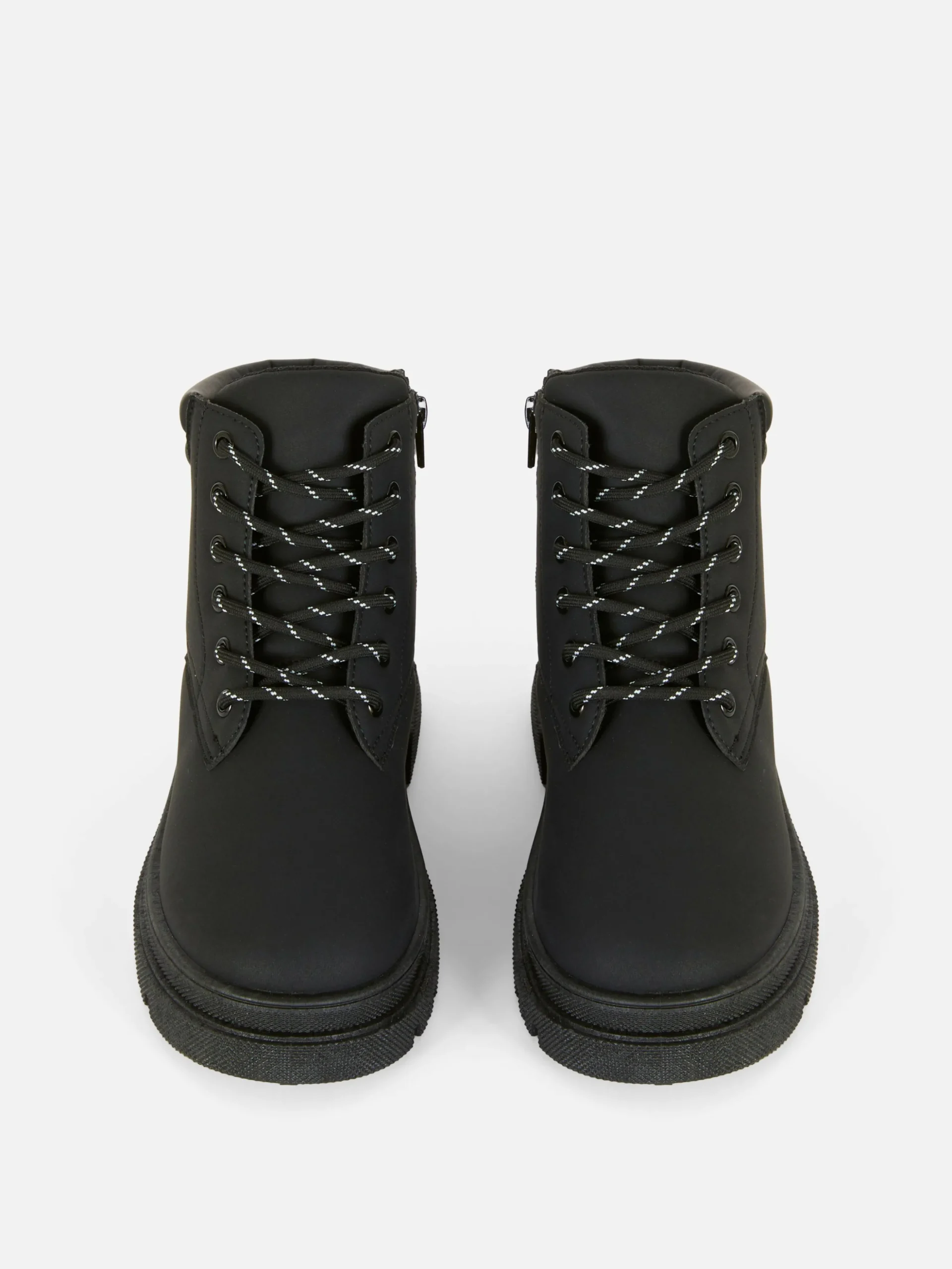 Zip-Up Hiker Boots