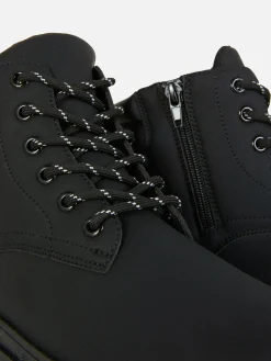 Zip-Up Hiker Boots